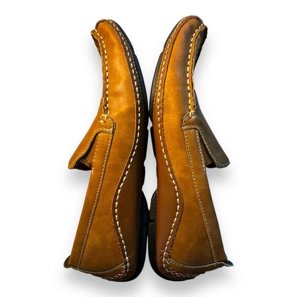 Madden Mens Driving Loafers Shoes Size 8 M Tan Slip on Casual - Picture 4 of 12